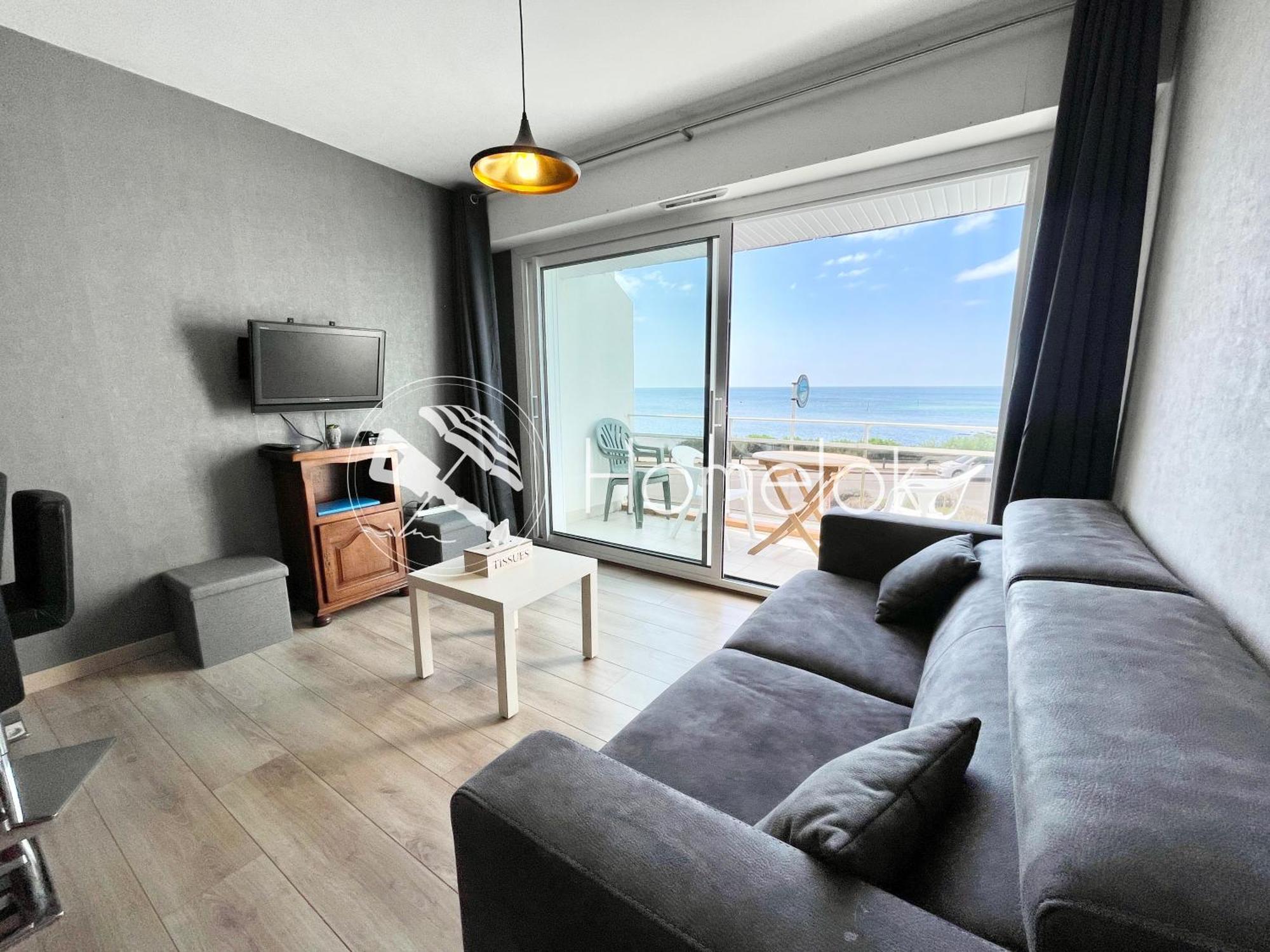 Bel Appartement Neuf Hyper Cosy Vue Mer 180 Ploemeur Exteriör bild